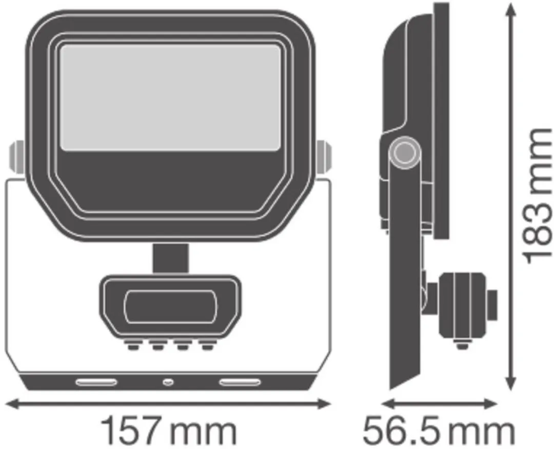 LEDVANCE Floodlight 17W 2200lm Warm Wit
