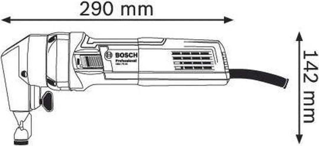 Bosch Professional GNA 75-16 Knabbelschaar - 1.6mm