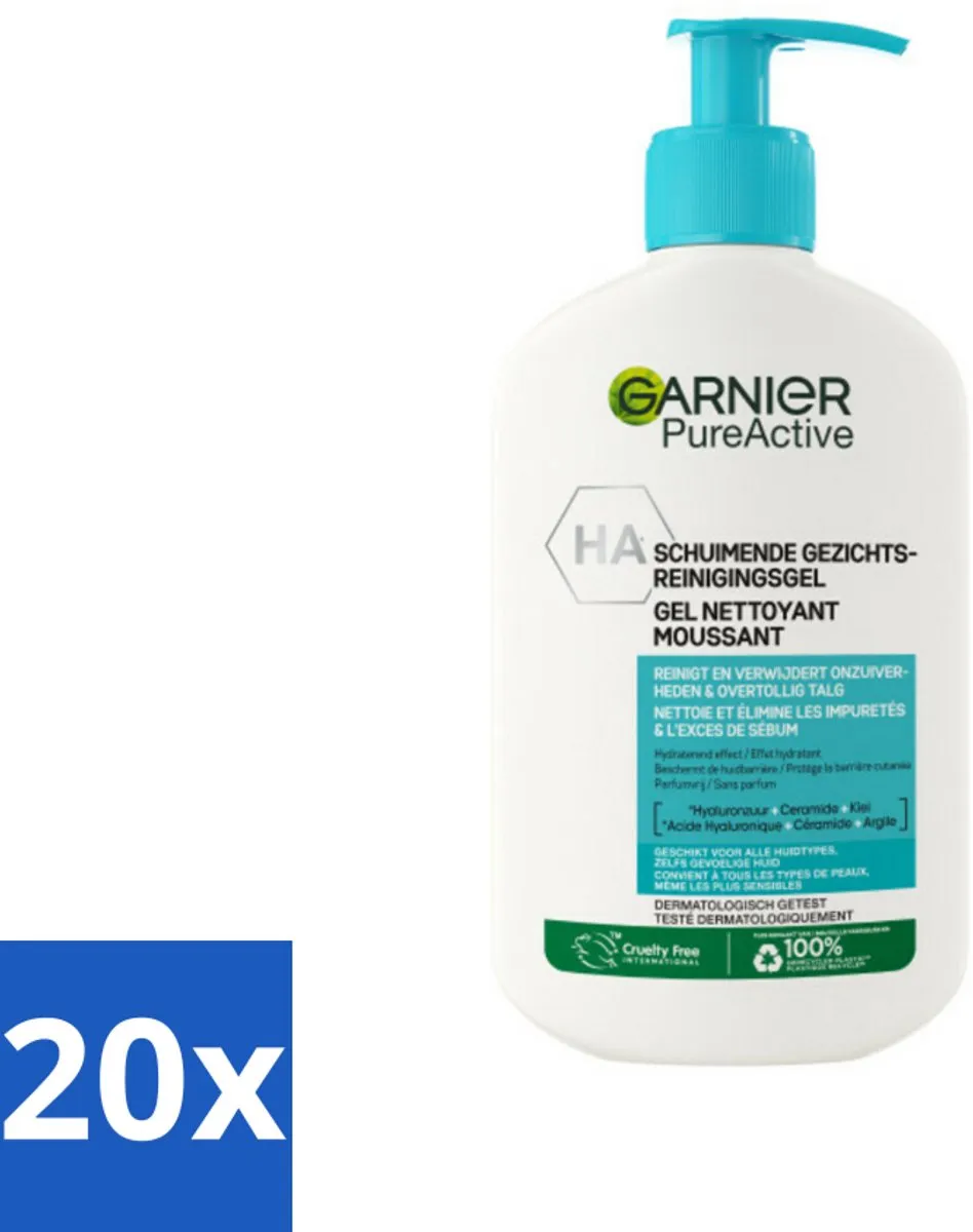 Garnier Pure Active Gezichtsreiniger 250ml
