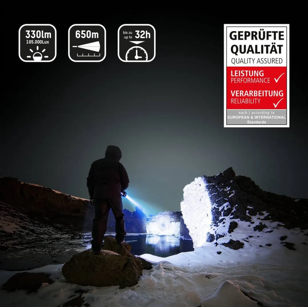 Ansmann Future SD10000M LED Schijnwerper - Zwart