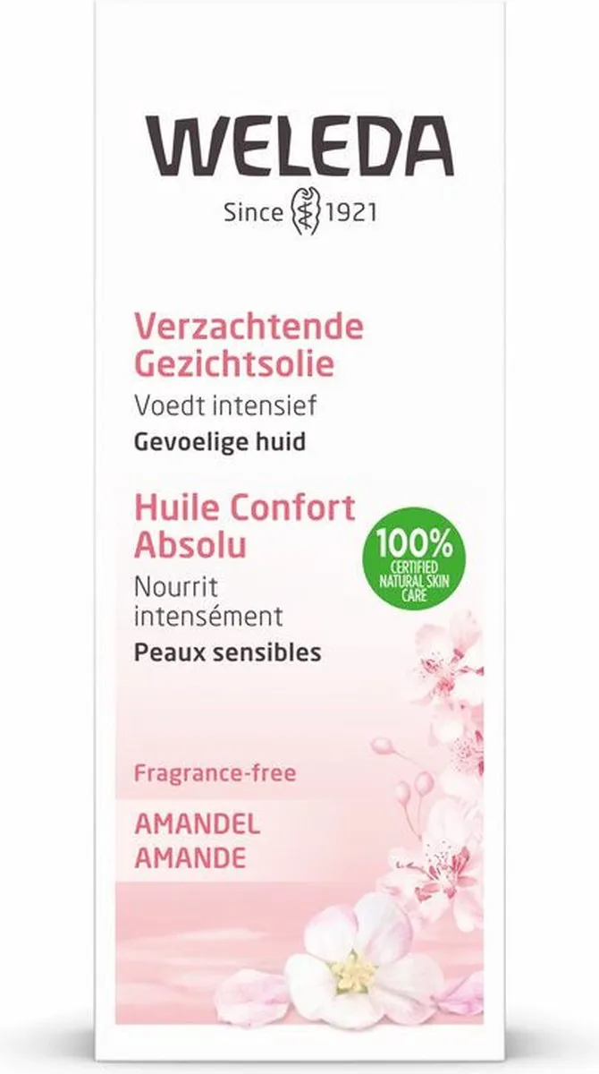 Weleda Verzachtende Gezichtsolie Amandel 50ml