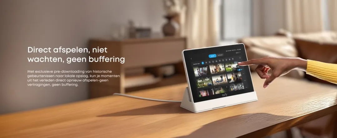 Eufy E10 Smart Display & S340 Solocamera Bundel - Wit
