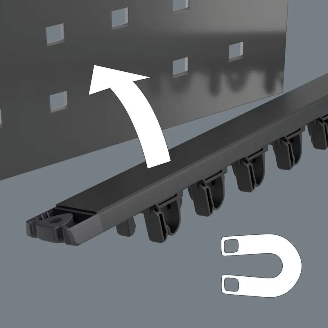 Wera 05136414001 Magneetstrip 400x30mm - 9 Kraftform