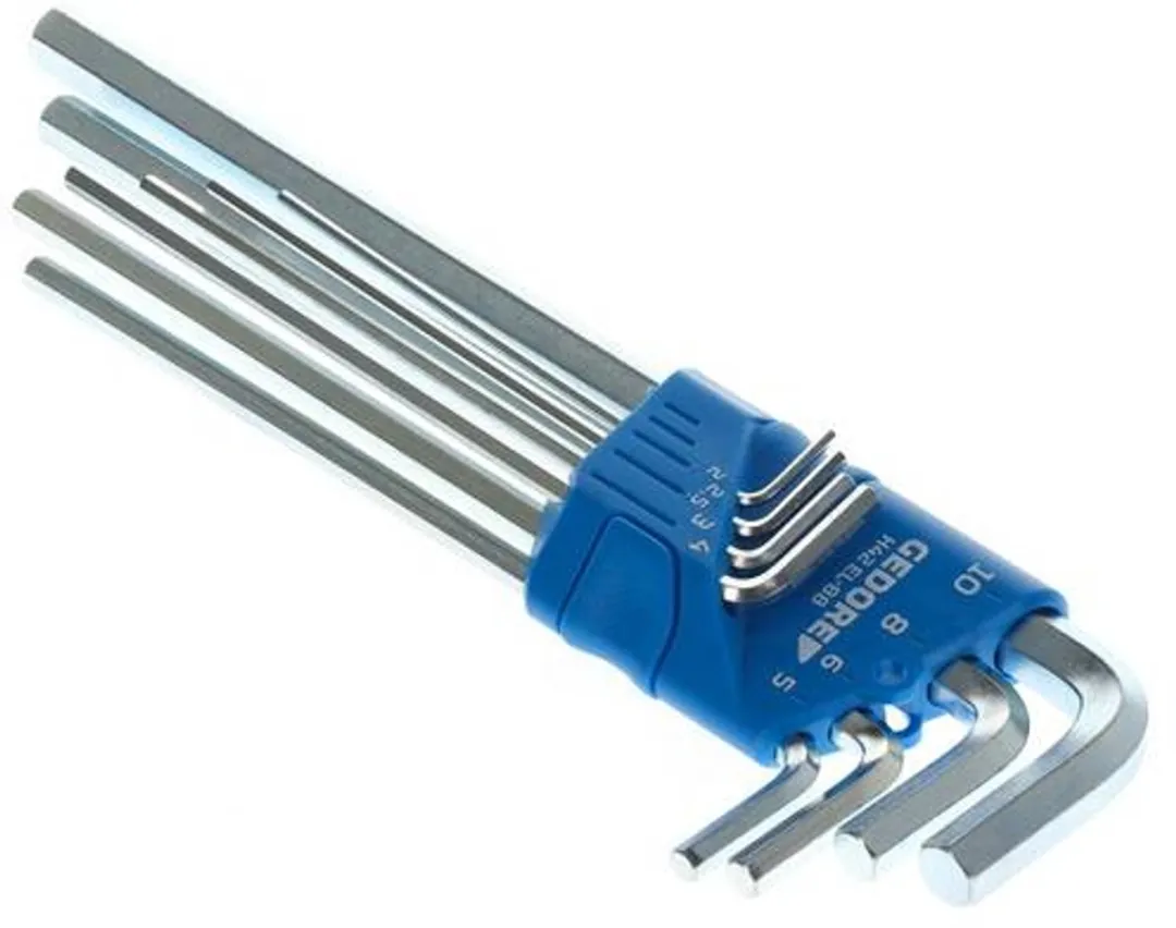 Gedore Inbussleutelset 8-delig 2-10mm - Zwart