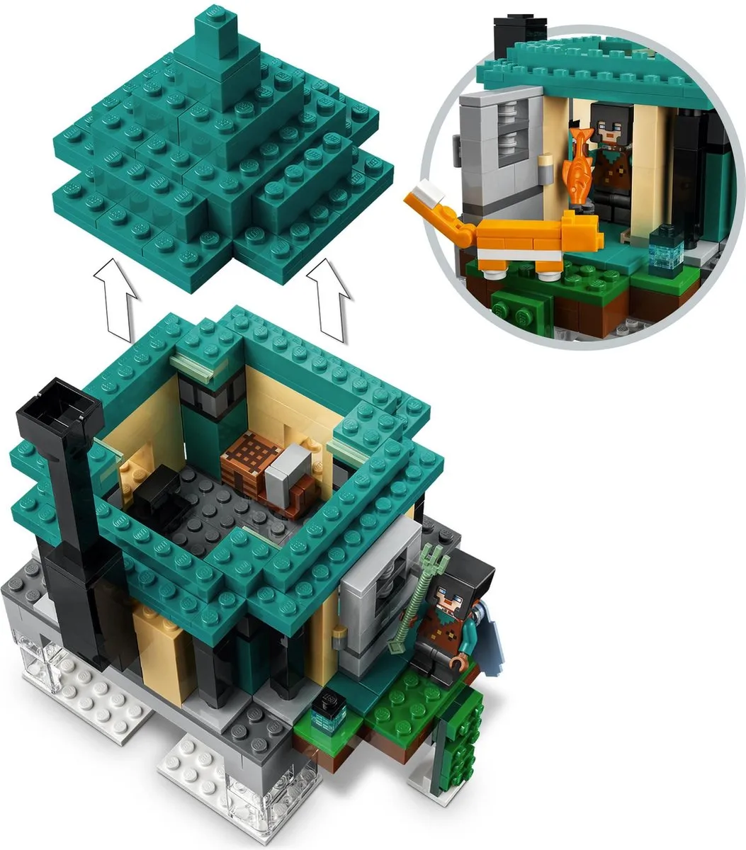 LEGO Minecraft De Luchttoren 21173 - 565 Stukken - Multikleur