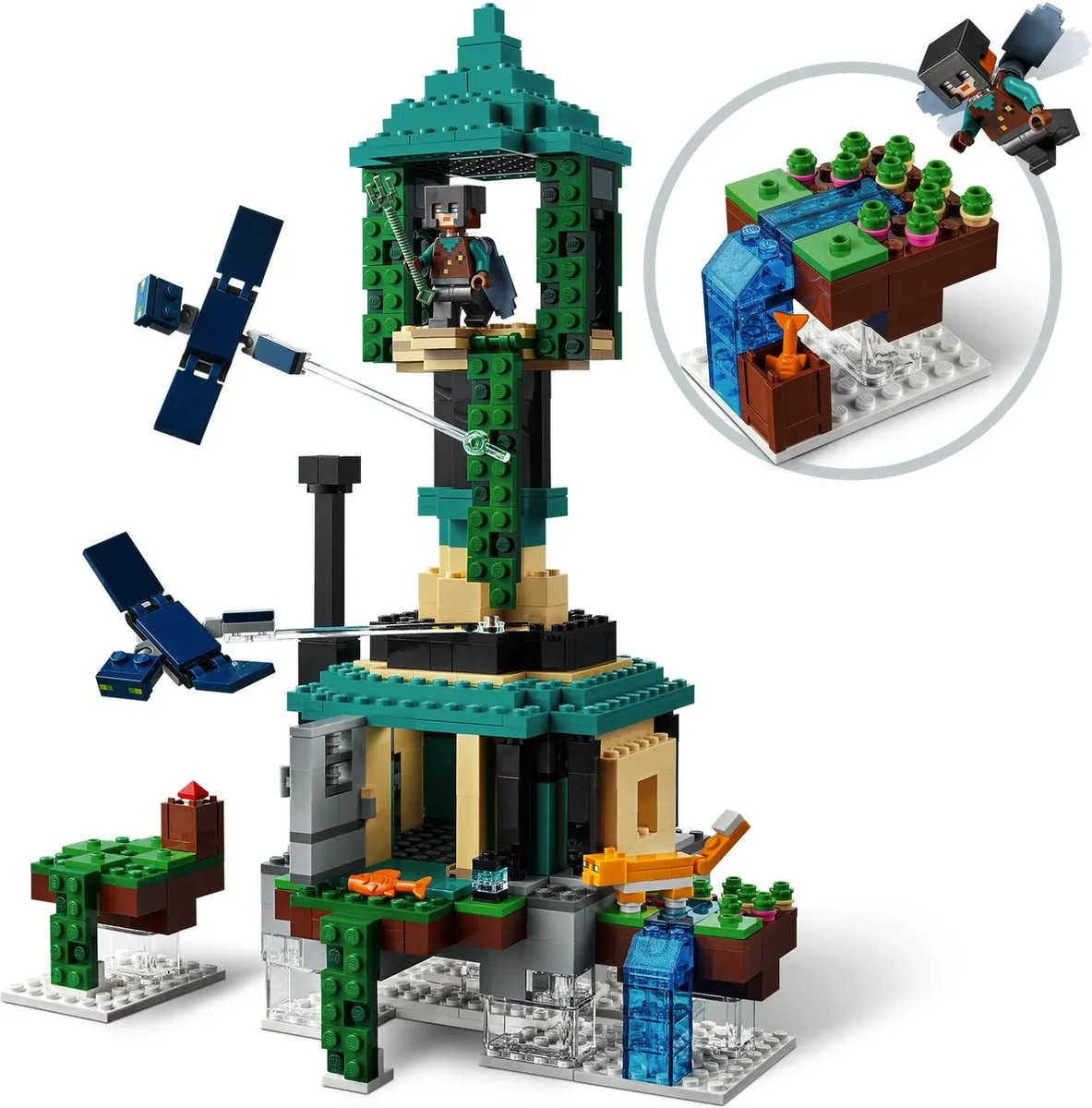 LEGO Minecraft De Luchttoren 21173 - 565 Stukken - Multikleur - afbeelding 6 van 6
