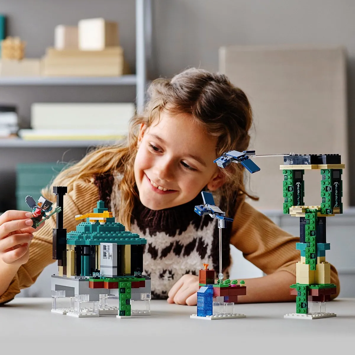 LEGO Minecraft De Luchttoren 21173 - 565 Stukken - Multikleur