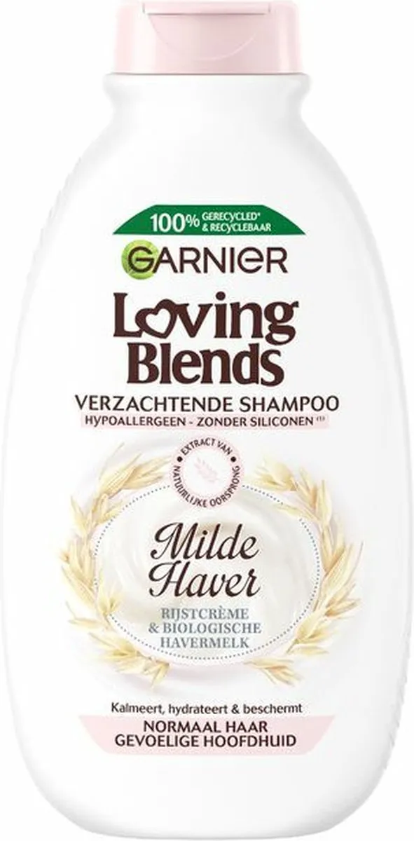 Garnier Loving Blends Milde Haver Shampoo - 6x300ml