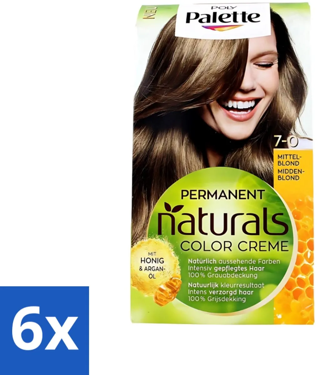 Schwarzkopf Poly Palette Haarverf Middenblond 7-0