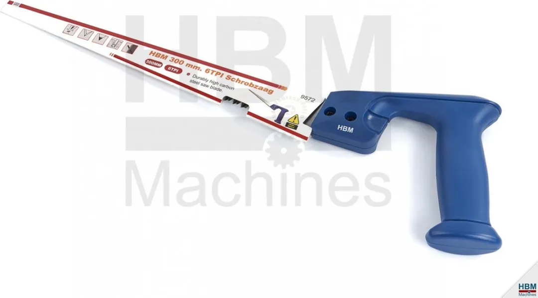 HBM 310mm 6TPI Schrobzaag - met lamp