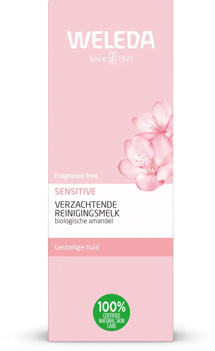 Weleda Sensitive Hydraterende Reinigingsmelk Amandel 75ml