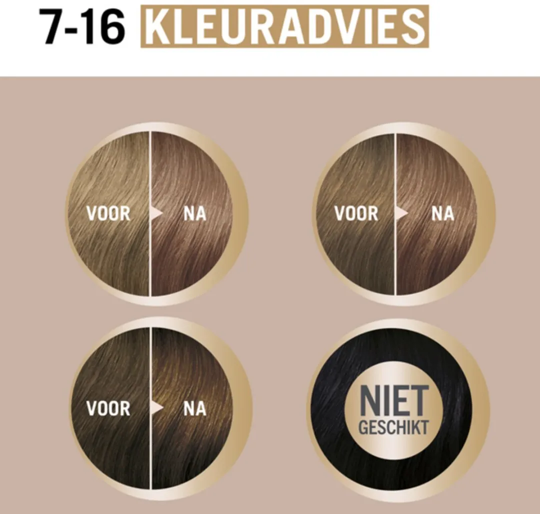 Schwarzkopf Creme Supreme 7-16 Haarkleuring 980g - 4 Stuks