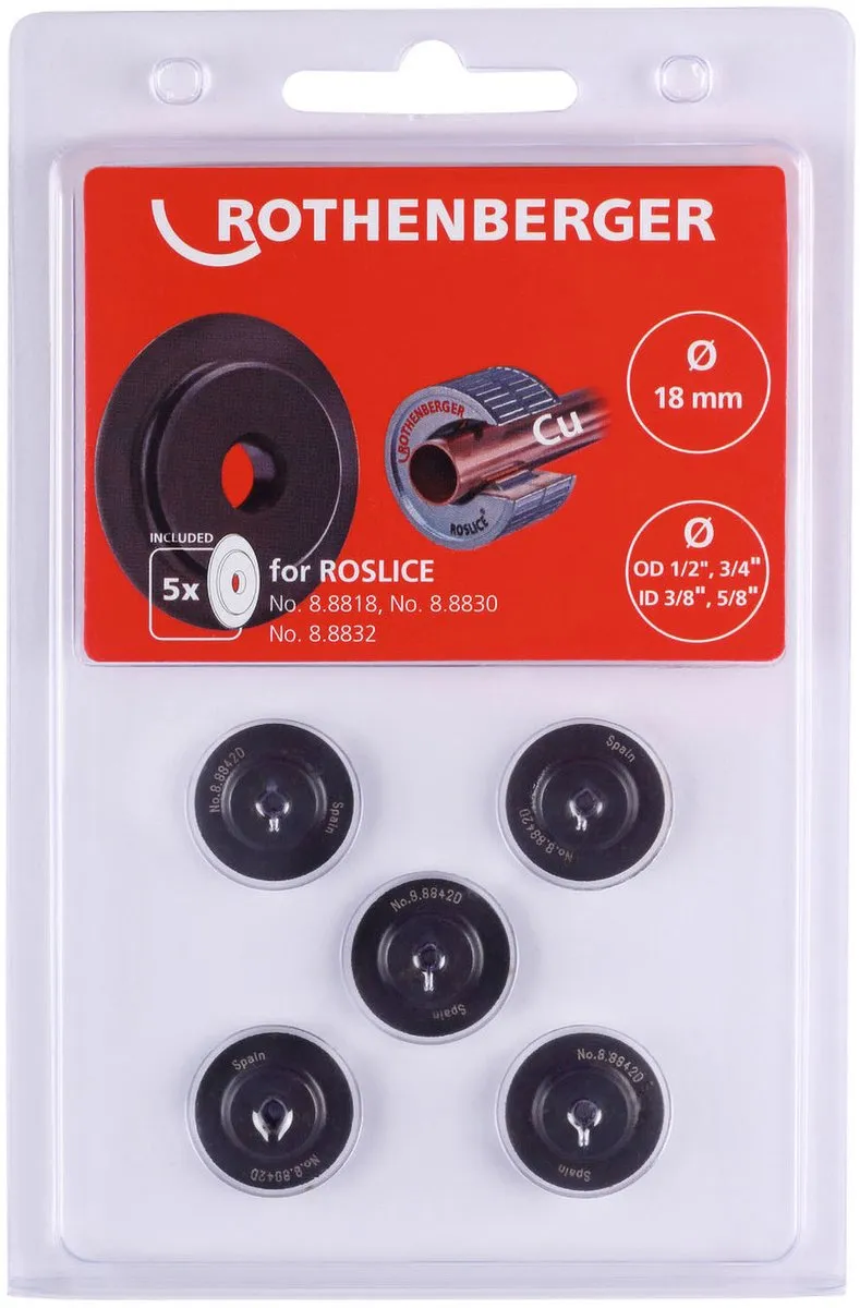 Rothenberger ROSLICE 18mm Snijwieltjes