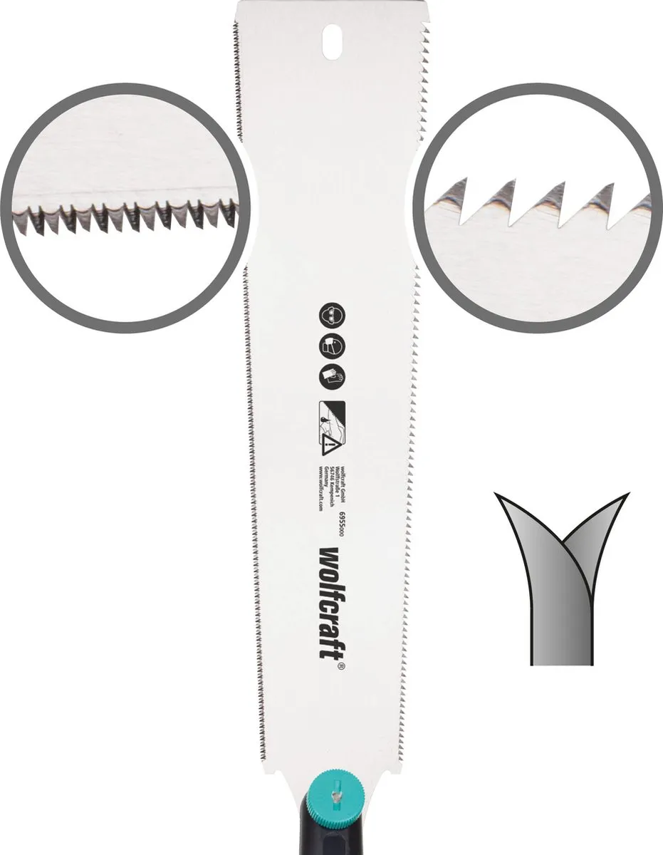 Wolfcraft Japanse Zaag 330mm Trekzaag 6955000