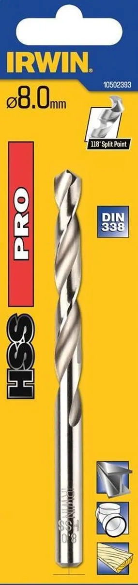 Irwin HSS Pro Metaalboor 10mm
