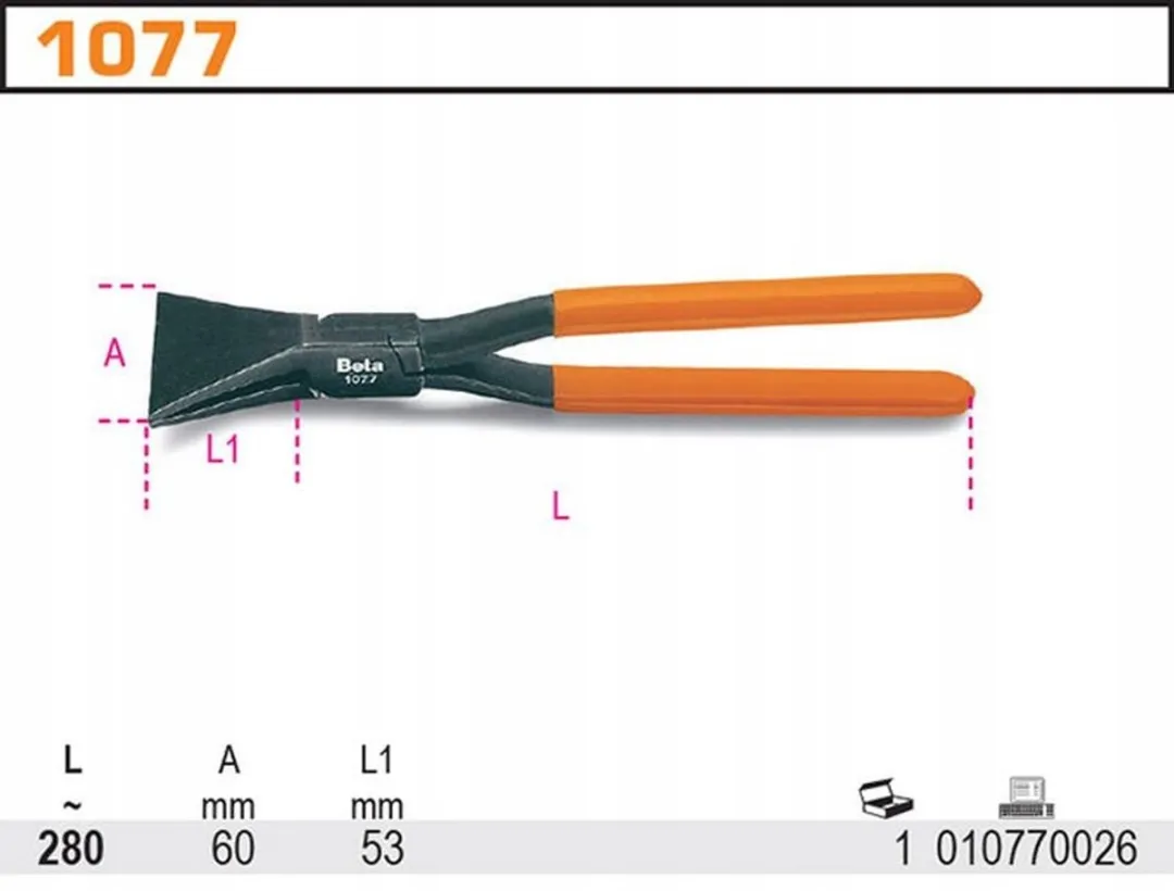 Beta Loodgieters Tangen Recht 280mm