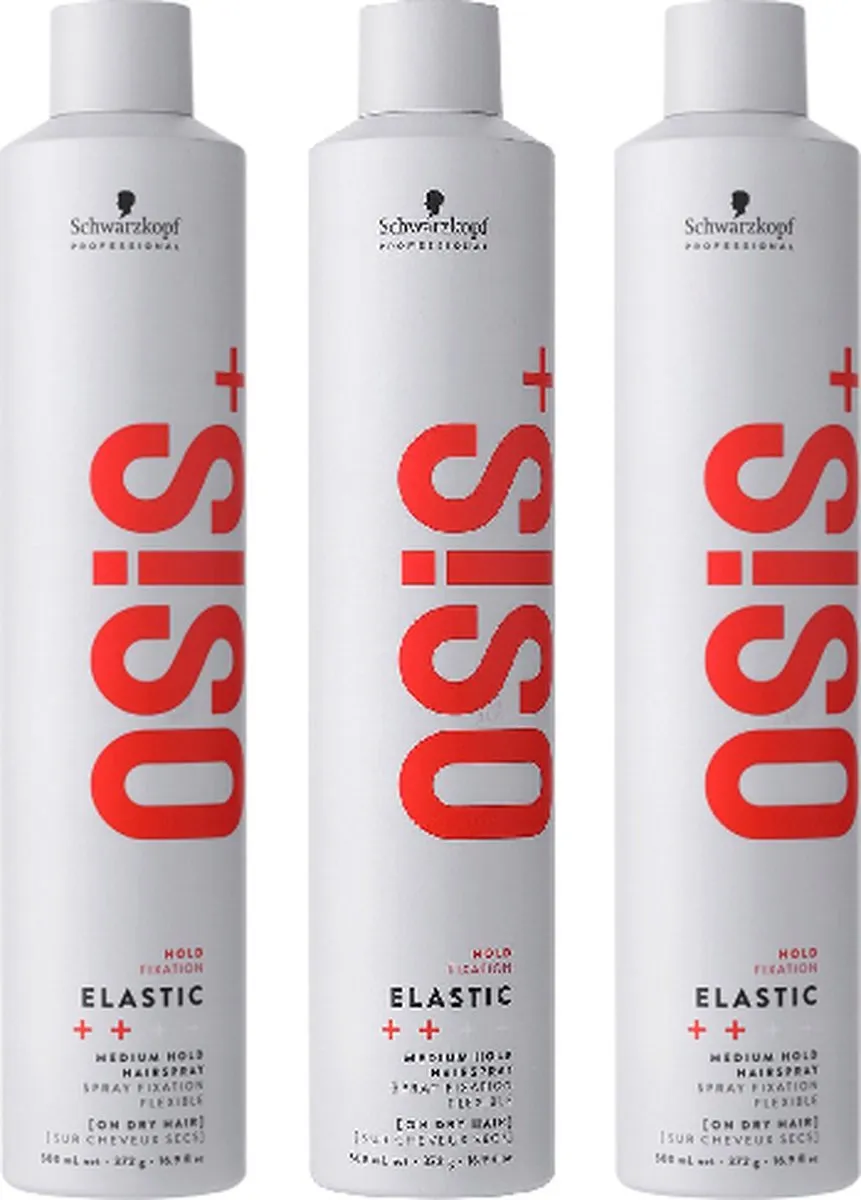 Schwarzkopf Professional OSiS+ Elastic Hold Haarlak 3x500ml