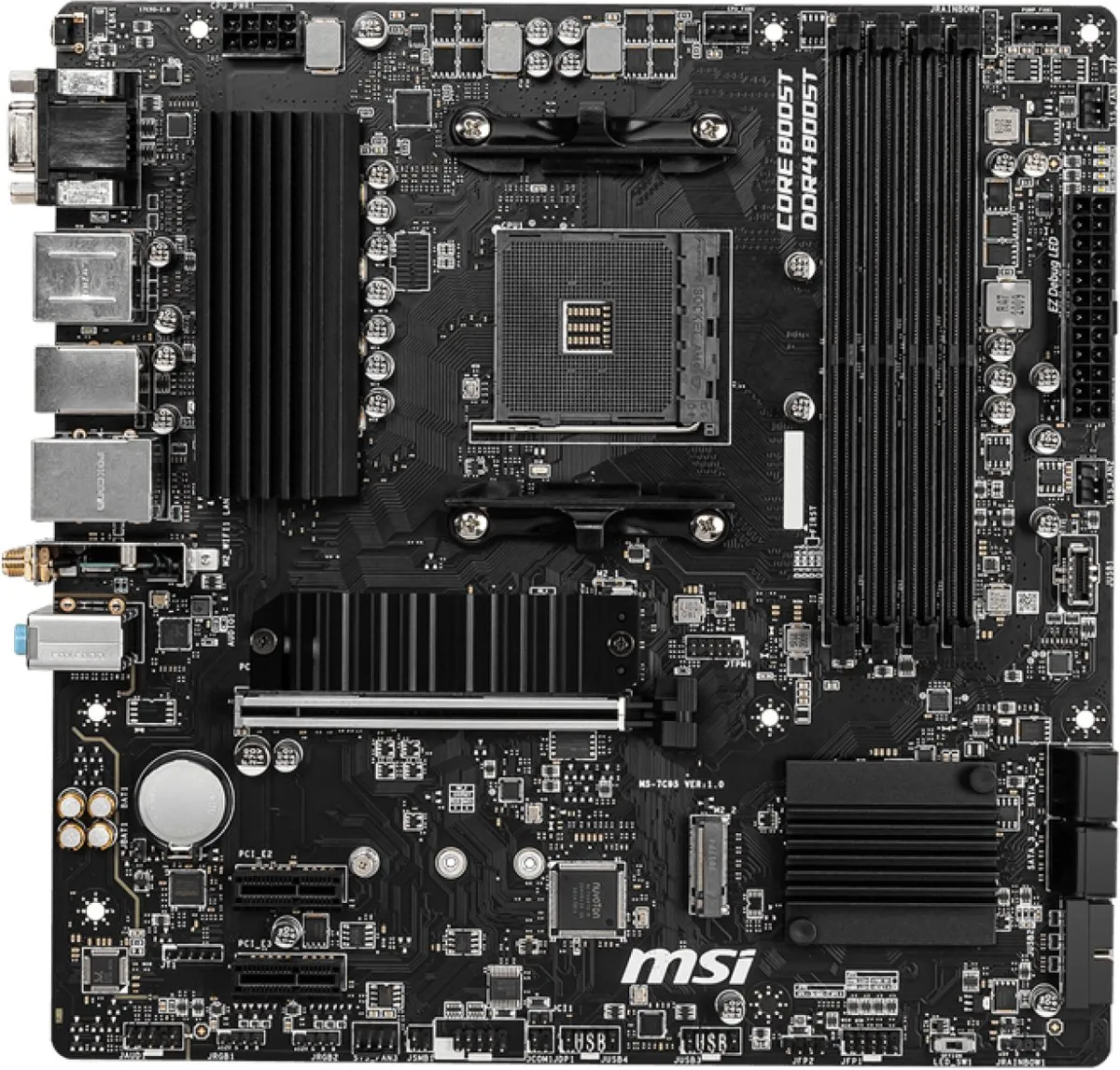 MSI B550M PRO-VDH WIFI Moederbord - AM4 - Micro-ATX - afbeelding 6 van 6