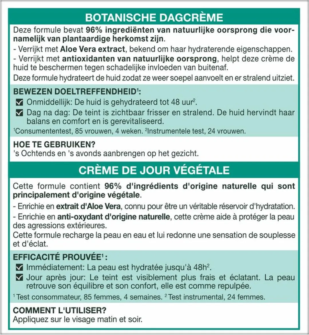 Garnier SkinActive Botanische Dagcrème Aloë Vera 6x50ml - afbeelding 6 van 6