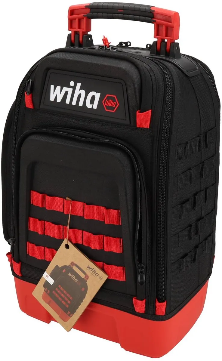 Wiha Gereedschapstas Elektricien 28-delig 930030602 - Zwart/Rood