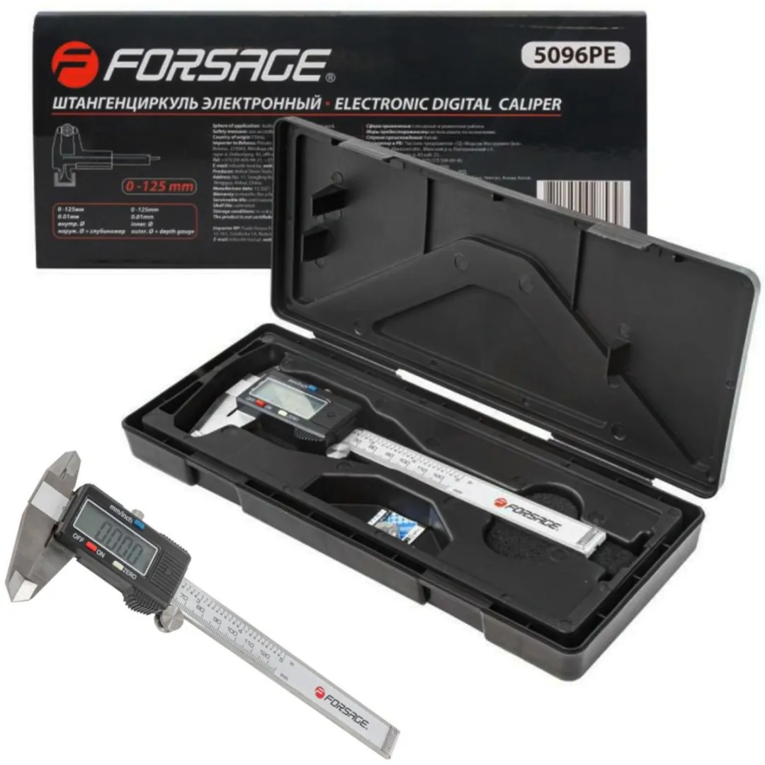 Forsage Digitale Schuifmaat 125mm