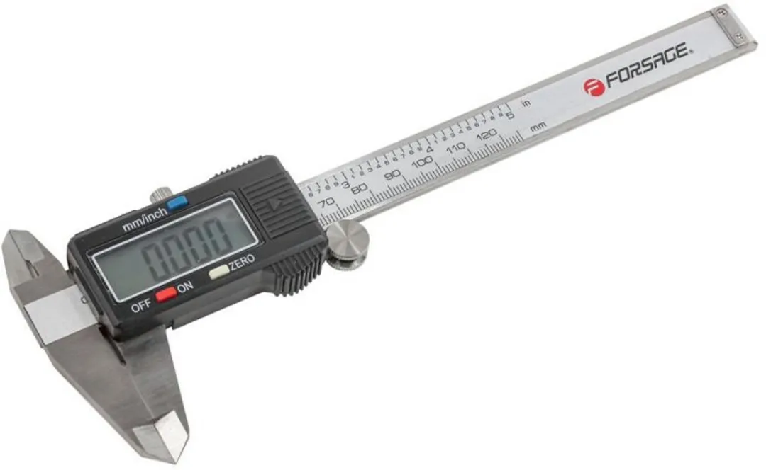 Forsage Digitale Schuifmaat 125mm - RVS - LCD Display