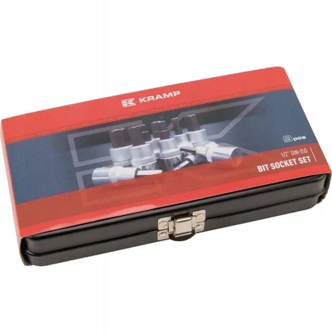 Kramp Inbussleutelset 9-delig 1/2" - Zwart/Grijs