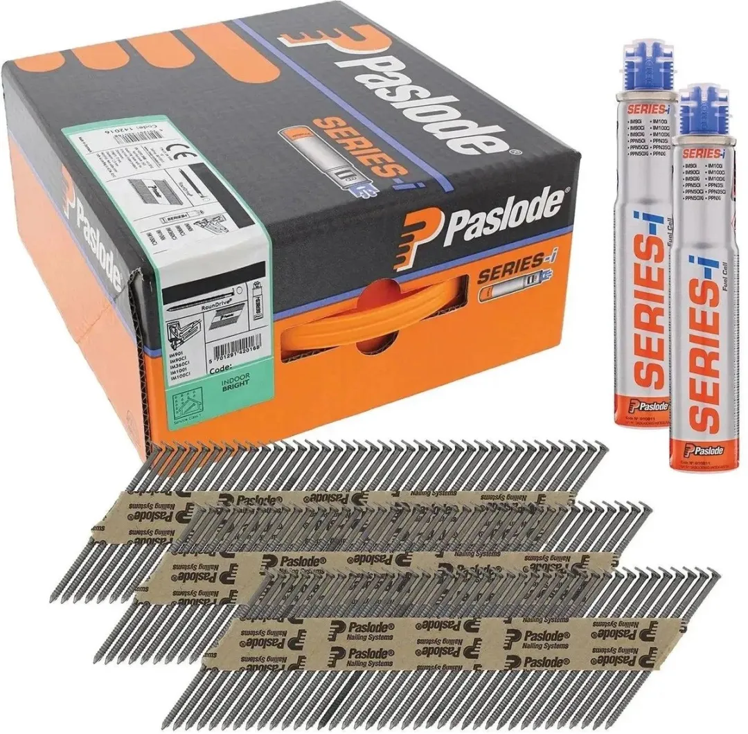 Paslode IM90 Stripnagels 3.1x90mm - 2500 Stuks - Blank