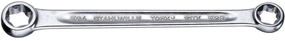 Stahlwille 41252024 21 TX E 20 X E 24 Dubbele Ringsleutel