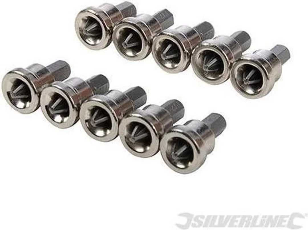 Silverline Gipsplaatbits PH2 10 Stuks