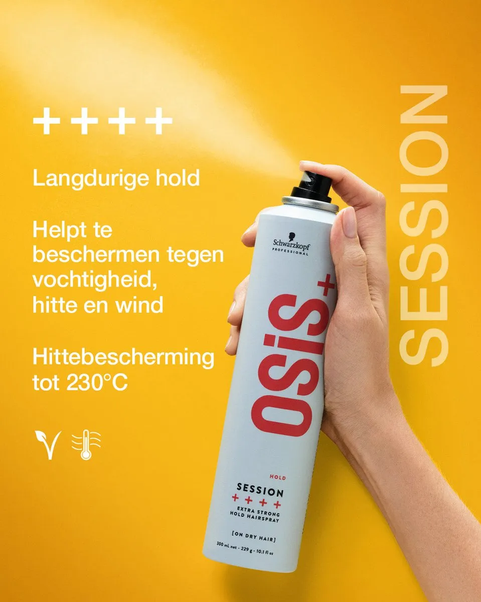 Schwarzkopf OSiS+ Hold Session Extra Strong Hairspray 300ml