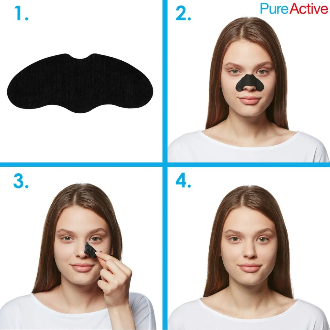 Garnier SkinActive PureActive Neusstrips Houtskool - 12 Stuks