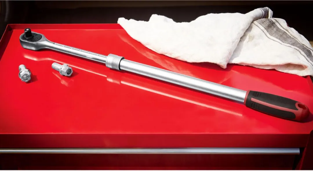 PARKSIDE Telescopische Ratel 1/2" 12,5mm - Rood/Zilver/Zwart