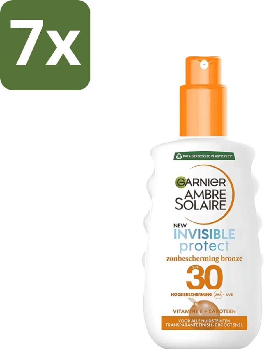 Garnier Ambre Solaire Invisible Protect Refresh SPF 30 Zonnebrandspray