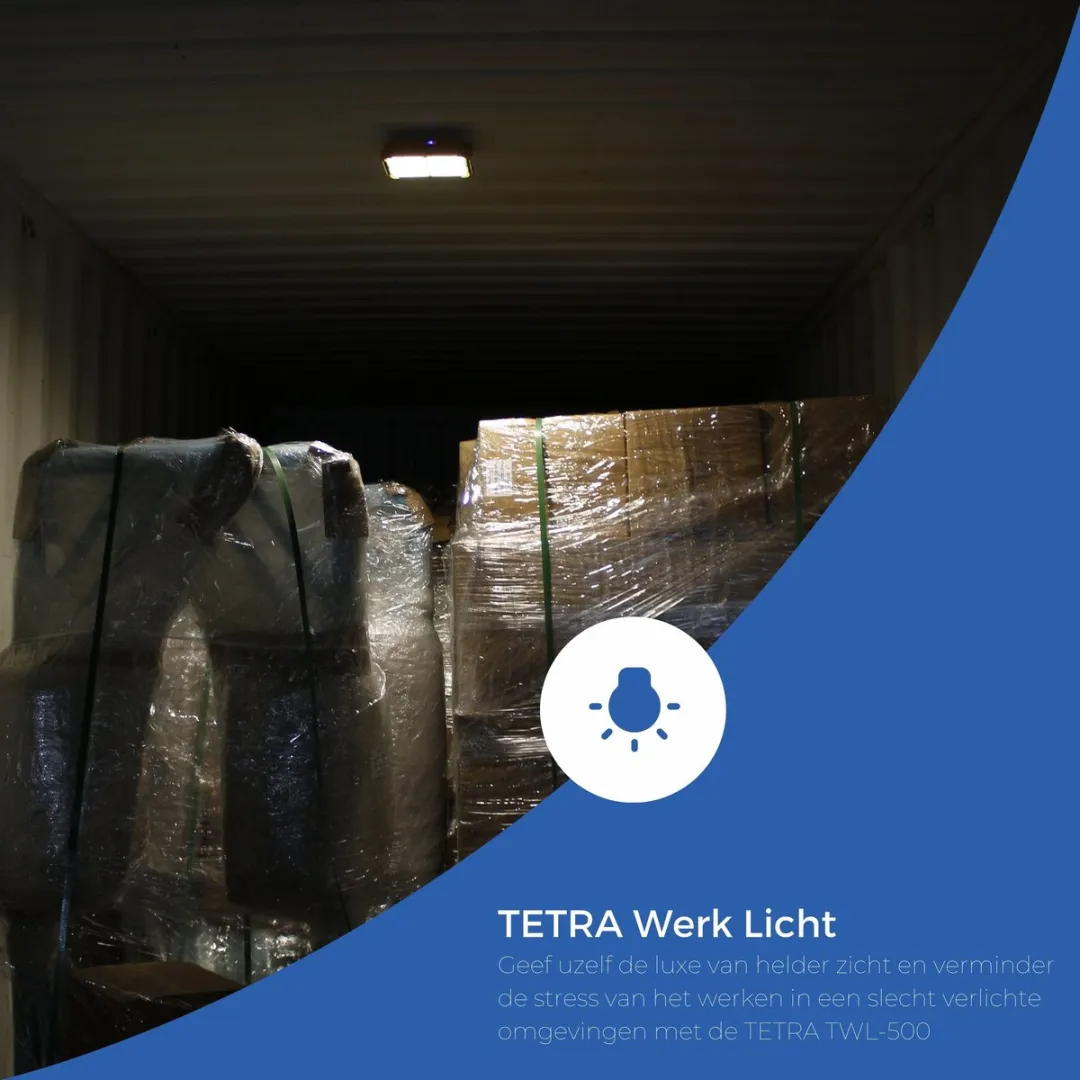 TETRA Tools TWL-500 Solarlamp - 8000 Lumen - Geel - afbeelding 6 van 6
