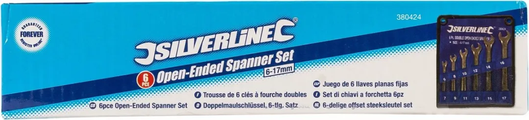 Silverline Offset Steeksleutelset 6-17mm - 6-delig