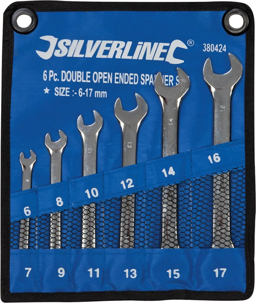 Silverline Offset Steeksleutelset 6-17mm