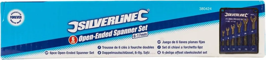 Silverline Offset Steeksleutelset 6-17mm - 6-delig