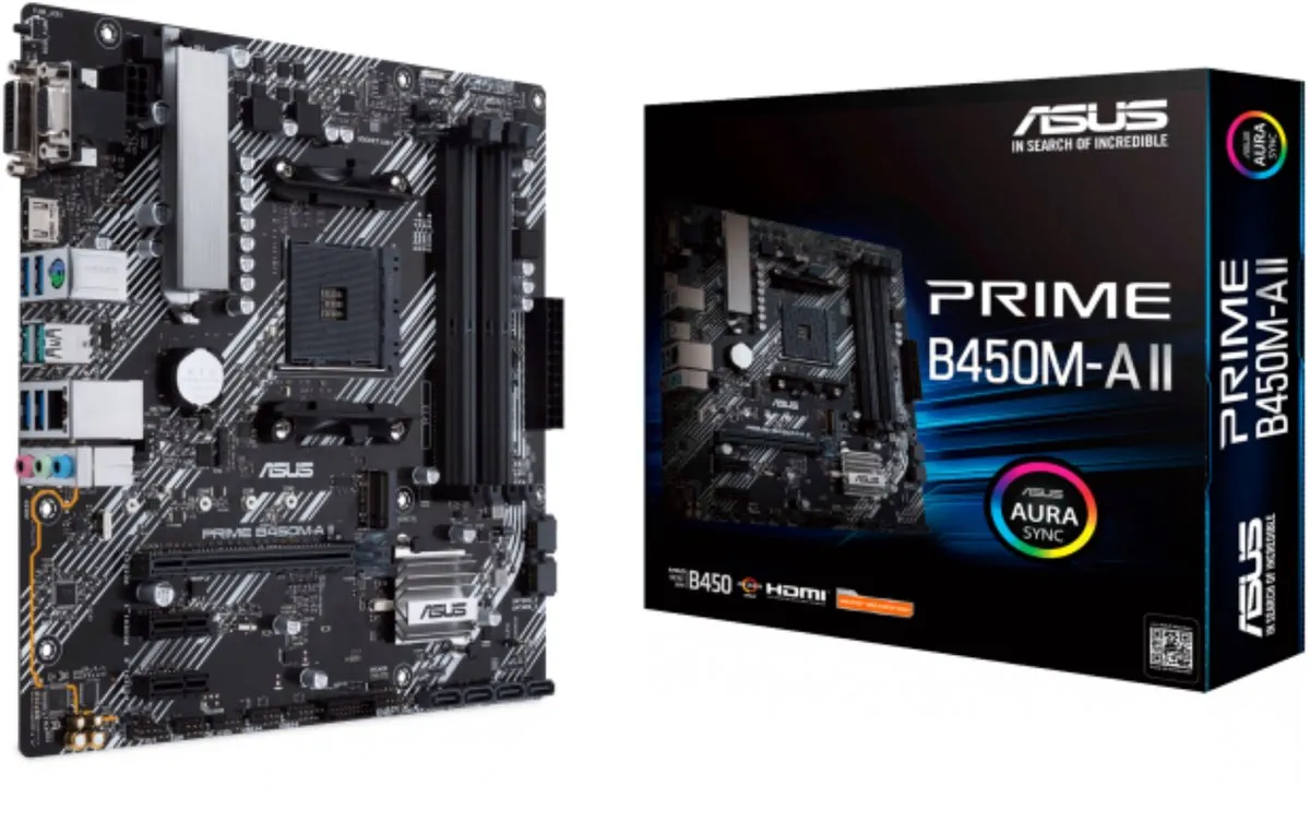 ASUS Prime B450M-A II Moederbord