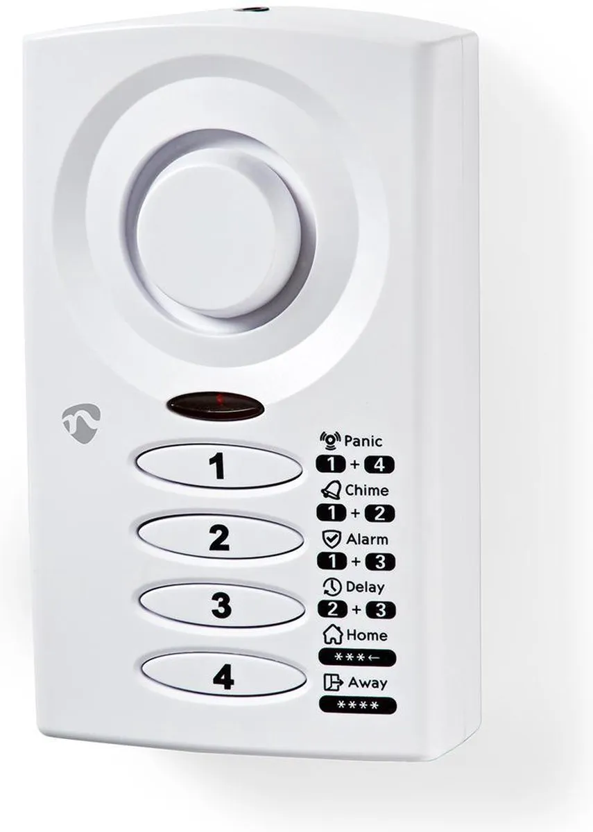 Nedis ALRMD30WT Deur-/raamalarm - Magnetische sensor - 85 dB - Wit