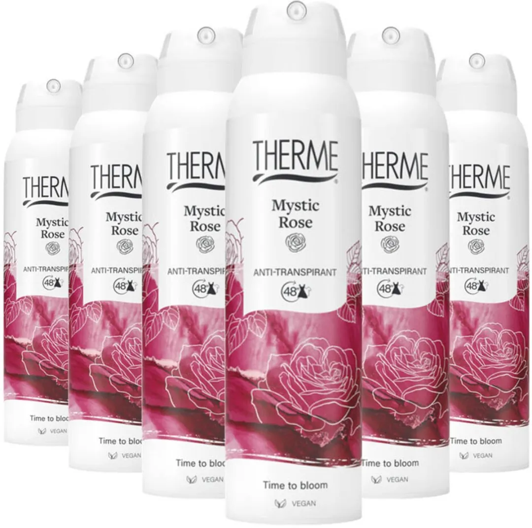 Therme Mystic Rose Anti-Transpirant 6x150ml