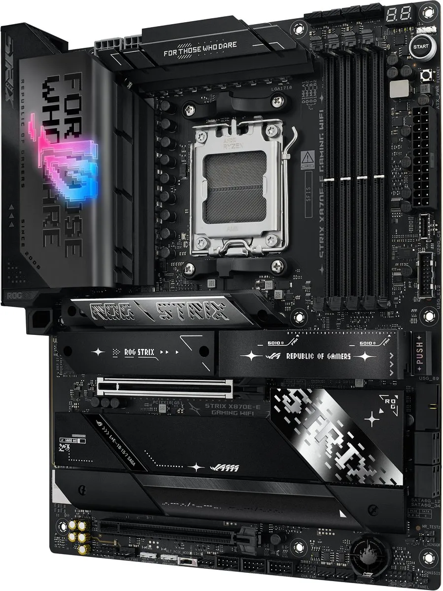 ASUS ROG Strix X870E-E Gaming WiFi Moederbord - AM5 - ATX