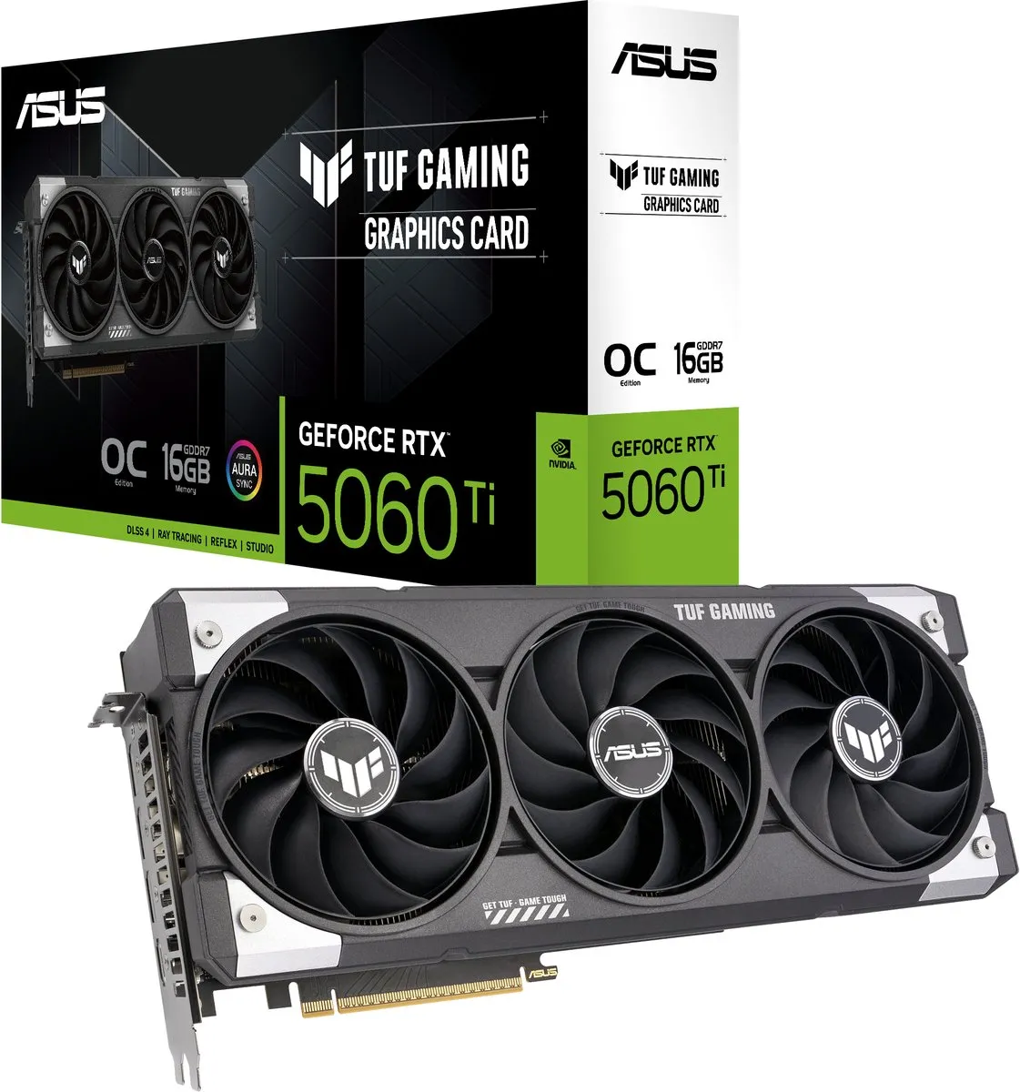 ASUS TUF GeForce RTX 5060 Ti OC 16GB - Zwart - afbeelding 6 van 6
