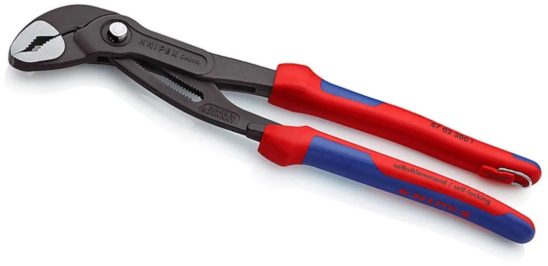 Knipex Cobra Waterpomptang 300mm met borghaak