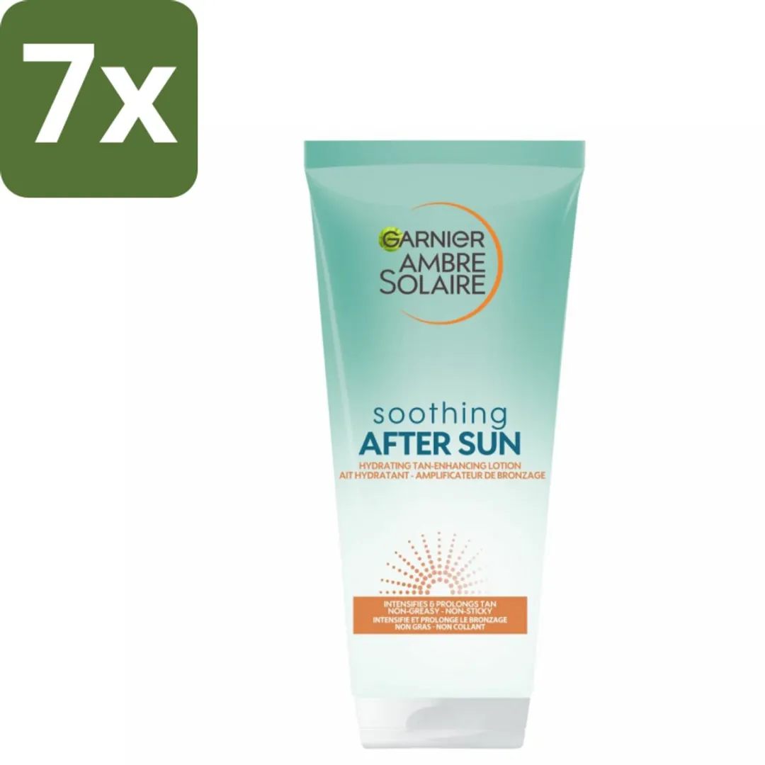 Garnier Ambre Solaire Aftersun Melk Gezicht & Lichaam 200ml - 7 Stuks