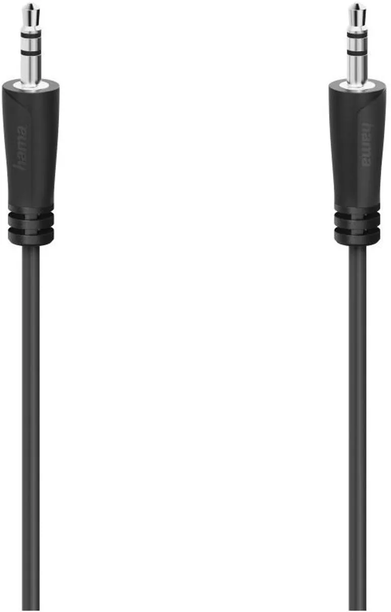 Hama 00205262 Jackplug Aansluitkabel 1,5m - Zwart