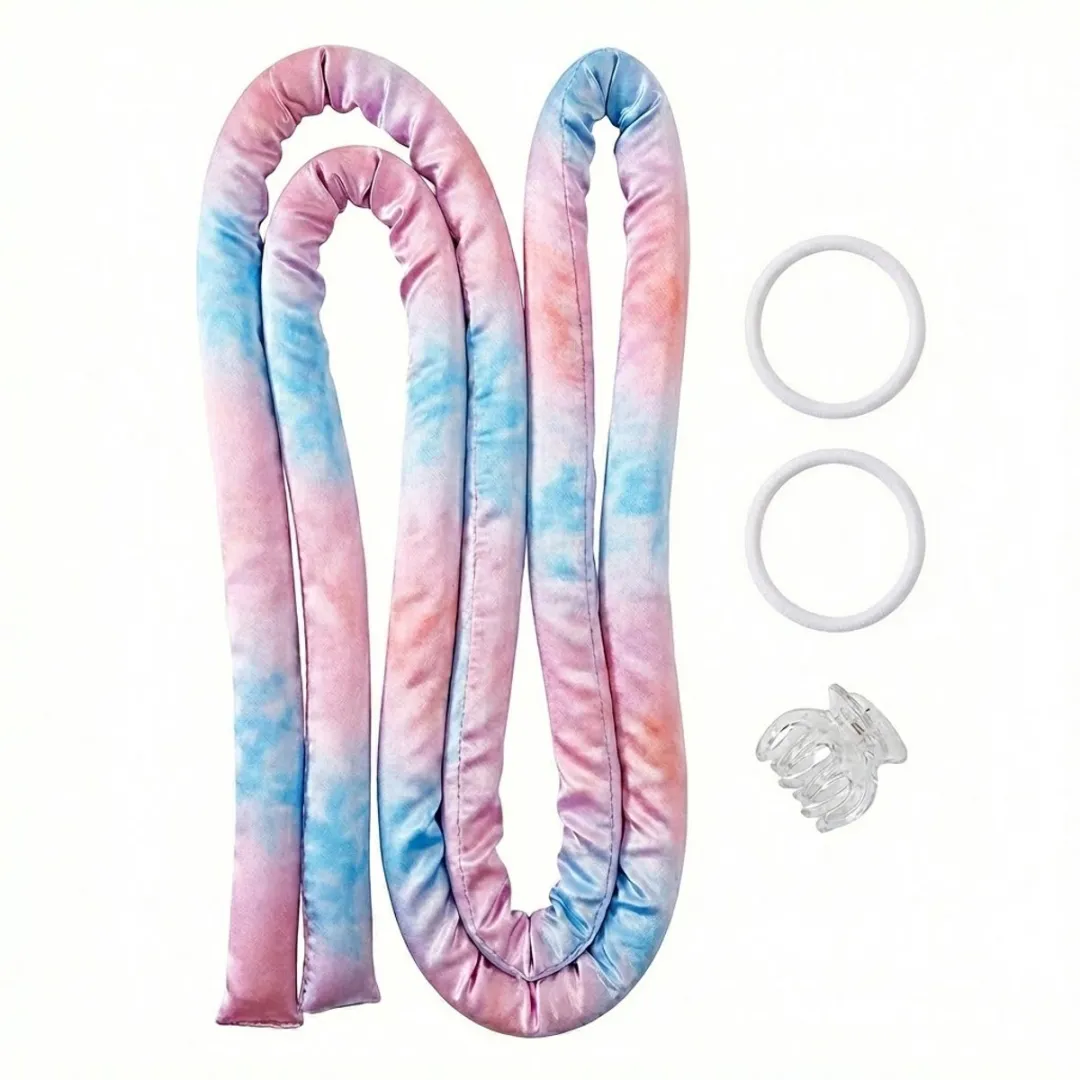 NuveX Verloop Roze Heatless Krulband Set