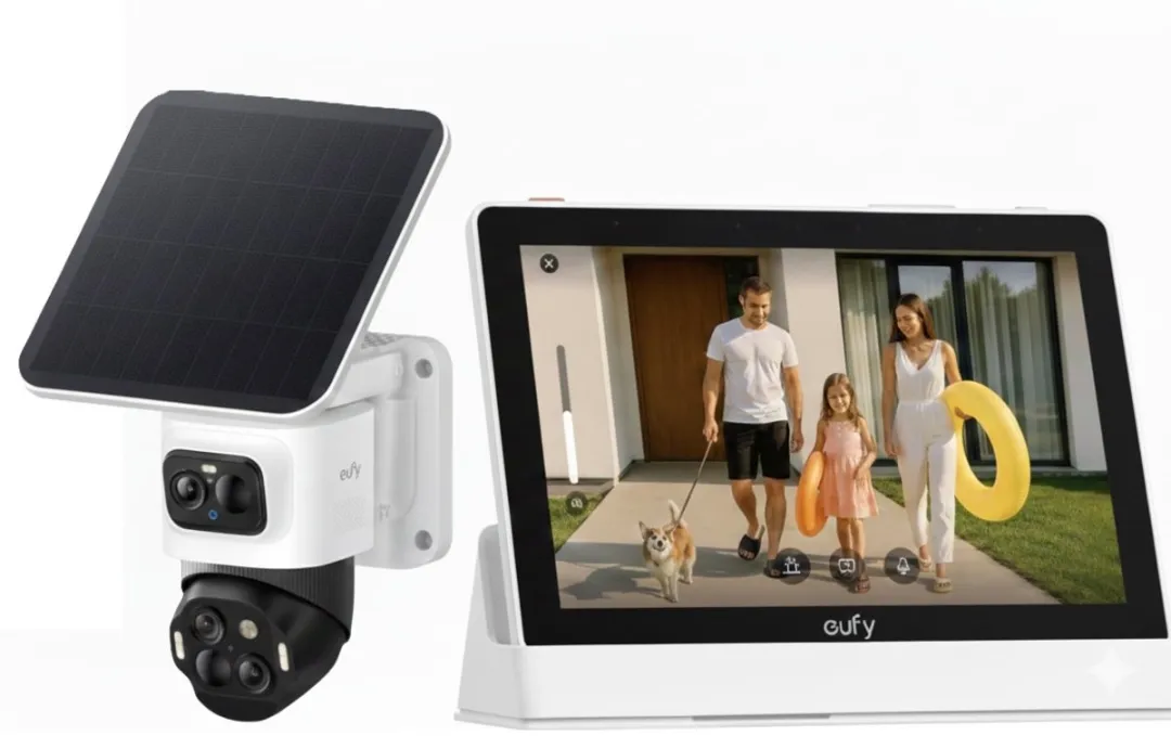 Eufy eufyCam S4 + E10 Smart Display T87A03W1 - Wit/Zwart