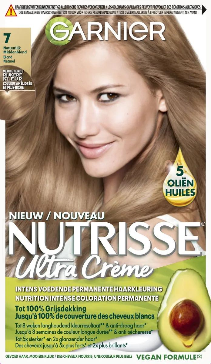 Garnier Nutrisse Ultra Crème 70 Natuurlijk Blond Haarverf 824ml