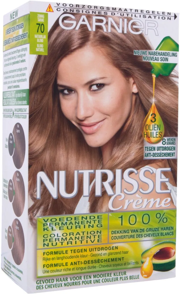 Garnier Nutrisse Ultra Crème 70 Natuurlijk Blond Haarverf 824ml